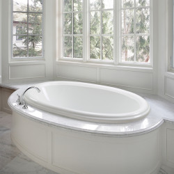 Victoria MTI Bath встраиваемая или свободностоящая овальная акриловая ванна премиум в классическом стиле 150, 170, 180 см