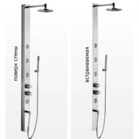 Nobili Well душевая панель с гидромассажем встраиваемая или поверх стены В НАЛИЧИИ