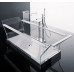 прозрачная ванна из стекла i Cristalli Novellini