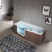 Iris Novellini комбинированная ванна из акрила с дверцей и душевой шторкой 160, 170, 180 см