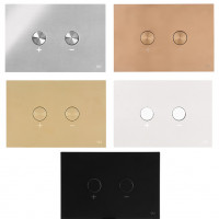 Blink OLI дизайнерская панель смыва из стали, финиш хром, матовое золото, медь, белая, черная В НАЛИЧИИ