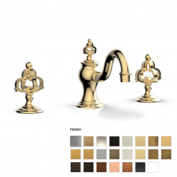 COURONNE элитный смеситель в форме короны, хром, никель, бронза, латунь, золото, белый, черный