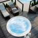 Sunflower Pool Spa 283см мини бассейн (ванна) из акрила встраиваемый, круглый