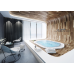 Olivia Pool Spa большая акриловая спа ванна с переливной решеткой с гидро и аэромассажем 248x299 см