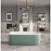 FASHION Bleu Provence ванна отдельностоящая из чугуна с внешними панелями 137 / 154 / 170 / 177 см
