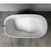 DIP Rexa design дизайнерская глубокая ванна напольная из искусственного камня 130х75 см H70
