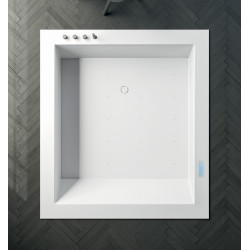 Maxi Rexa Design ванна квадратная отдельностоящая 150 - 200 см из искусственного камня Corian