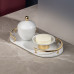 Hemisphere Cristal&Bronze премиум аксессуары из фарфора для ванной