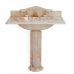 Shell Pedestal Sherle Wagner премиум раковина столешница классика из натурального оникса или мрамора