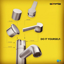 SIMPLE Stella смеситель для ванной (СЕРИЯ)