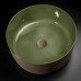 Abaco Nero дизайнерская круглая раковина чаша накладная 42см, H15см, внутри эмаль 4 варианта цвета, снаружи керамика без эмали. В НАЛИЧИИ