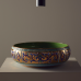 Ciocco Bisanzio премиум раковина накладная круглая с византийским декором, ручная работа, на заказ