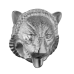 Tete de Lion THG Смеситель барокко из стены с головой льва