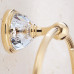 Mandarine Cristallia Diamant JCD смеситель с хрусталем для раковины на 3 отв, финиш светлое золото french gold В НАЛИЧИИ