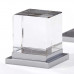 SOHO THG смеситель для раковины на 3 отв. в ультра современном стиле, ручки прозрачный кристалл, хром в НАЛИЧИИ