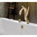 Monte Carlo THG white gold porcelain смесители для ванной ручки фарфор с декором белое золото