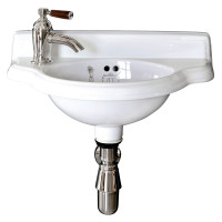 Cloakroom Burlington маленький навесной умывальник в ретро стиле 500 x 260 mm