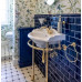 RICHMOND Traditional Bathrooms раковина 530 x 400mm с металлической консолью, хром, золото, никель