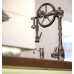 WHEEL смеситель для кухни в классическом стиле с вытяжным душем (хром, никель, золото, бронза)