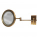 Windisch Зеркало круглое косметическое увеличительное настенное с подсветкой на складном держателе, хром, золото, бронза В НАЛИЧИИ