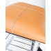 Табурет (стул) для ванной комнаты сиденье натуральная кожа (белая или темно-коричневая) ножки хром, золото Windisch